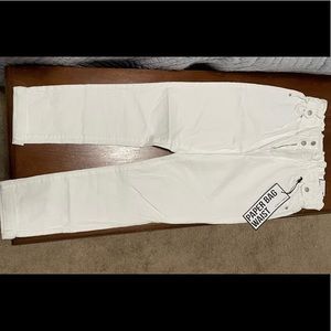 BNWT Almost Famous Paper Bag style Cropped Jeans women’s Medium